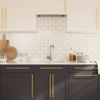 Cabinet Handles 10 pcs Gold 320 mm Stainless Steel