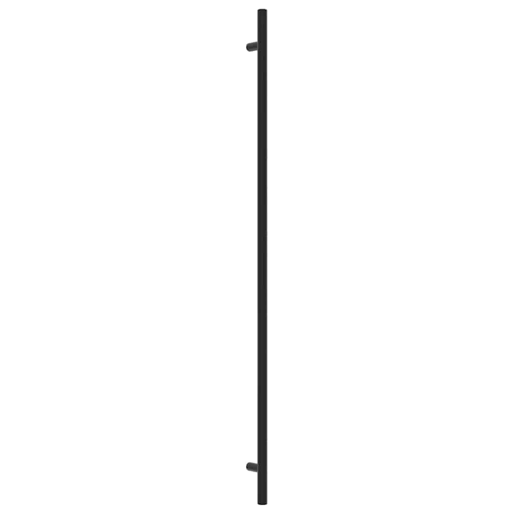 Cabinet Handles 10 pcs Black 480 mm Stainless Steel