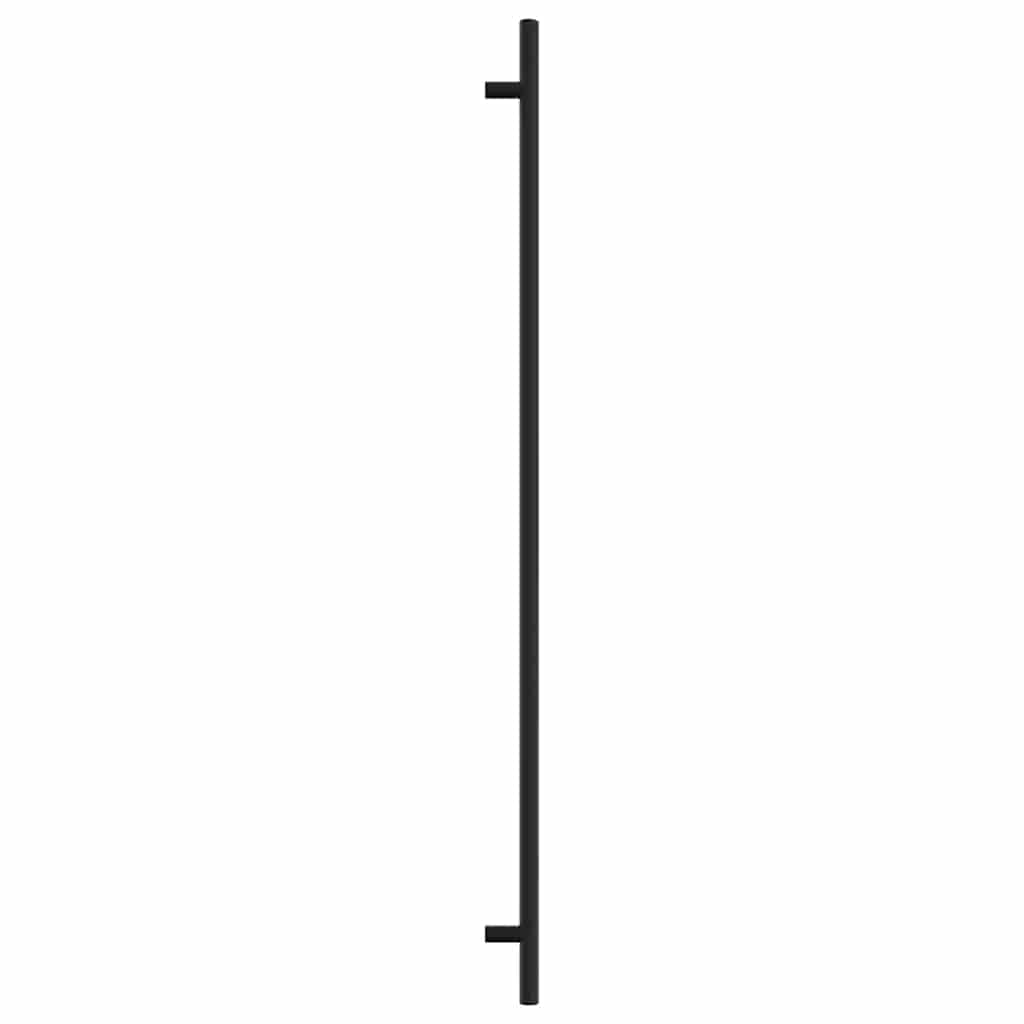 Cabinet Handles 10 pcs Black 480 mm Stainless Steel