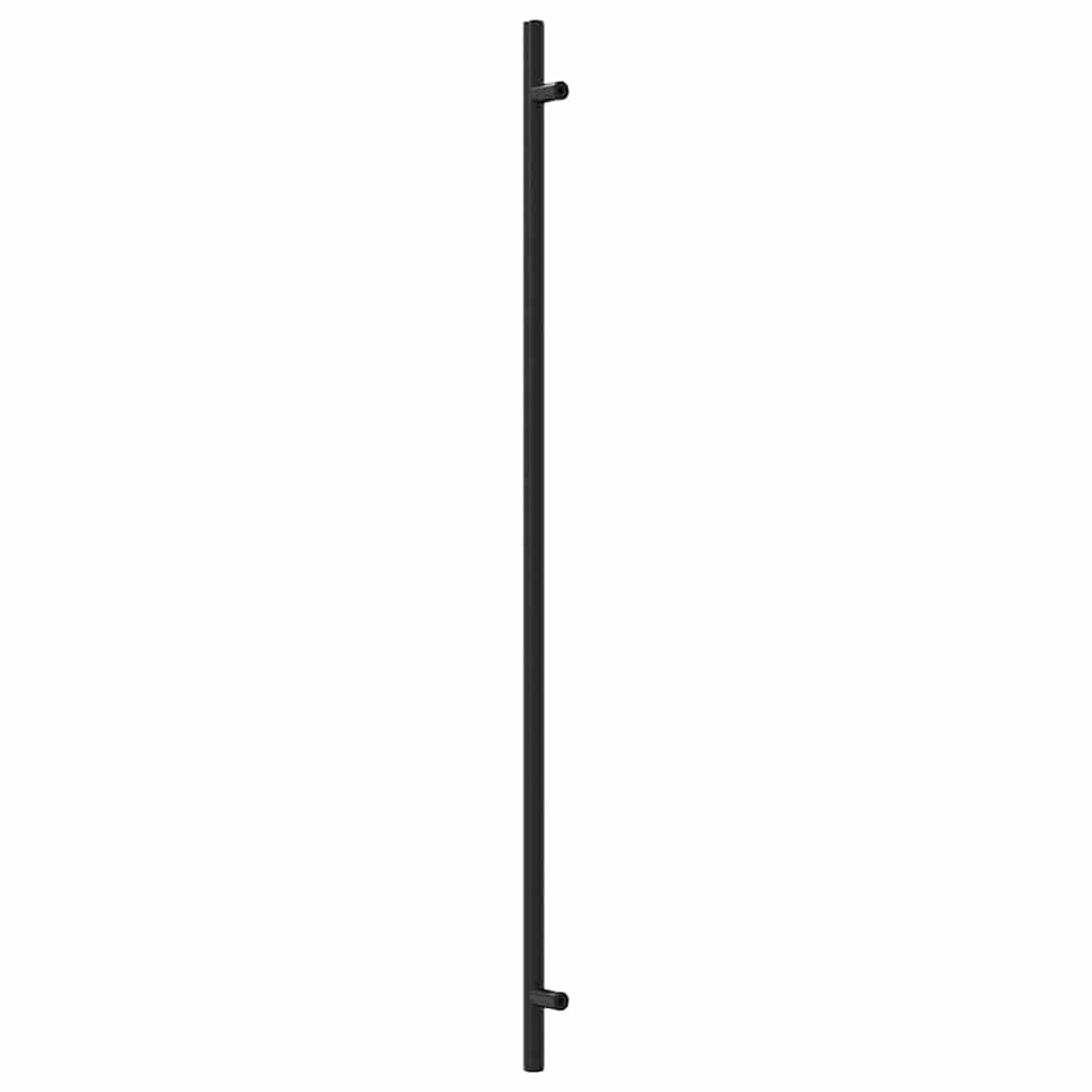 Cabinet Handles 10 pcs Black 480 mm Stainless Steel