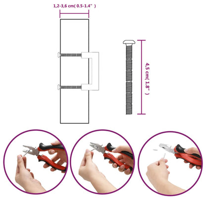Cabinet Handles 20 pcs Silver 64 mm Stainless Steel