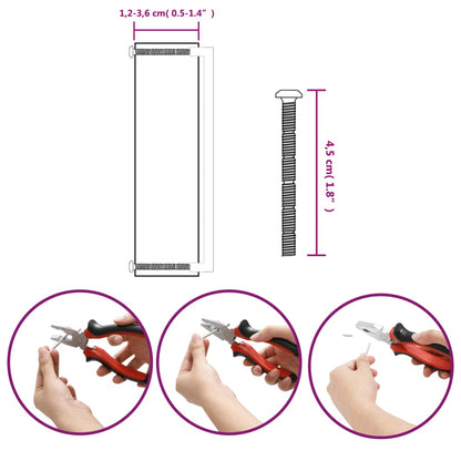 Cabinet Handles 20 pcs Silver 320 mm Stainless Steel