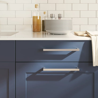 Cabinet Handles 10 pcs Silver 224 mm Stainless Steel