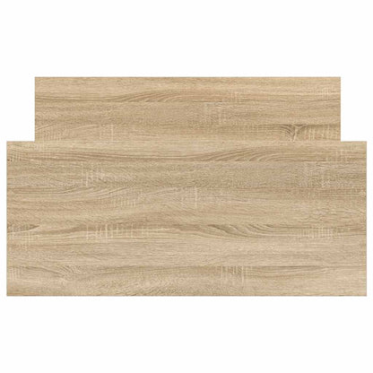 Bed Frame without Mattress Sonoma Oak 100x200 cm Engineered Wood