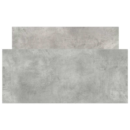 Bed Frame without Mattress Concrete Grey 100x200 cm