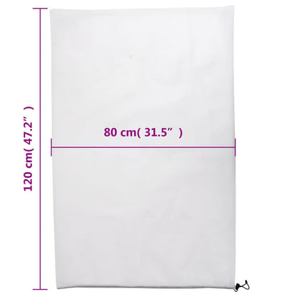 Plant Fleece Covers with Drawstring 4 pcs 70 g/m² 0.8x1.2 m
