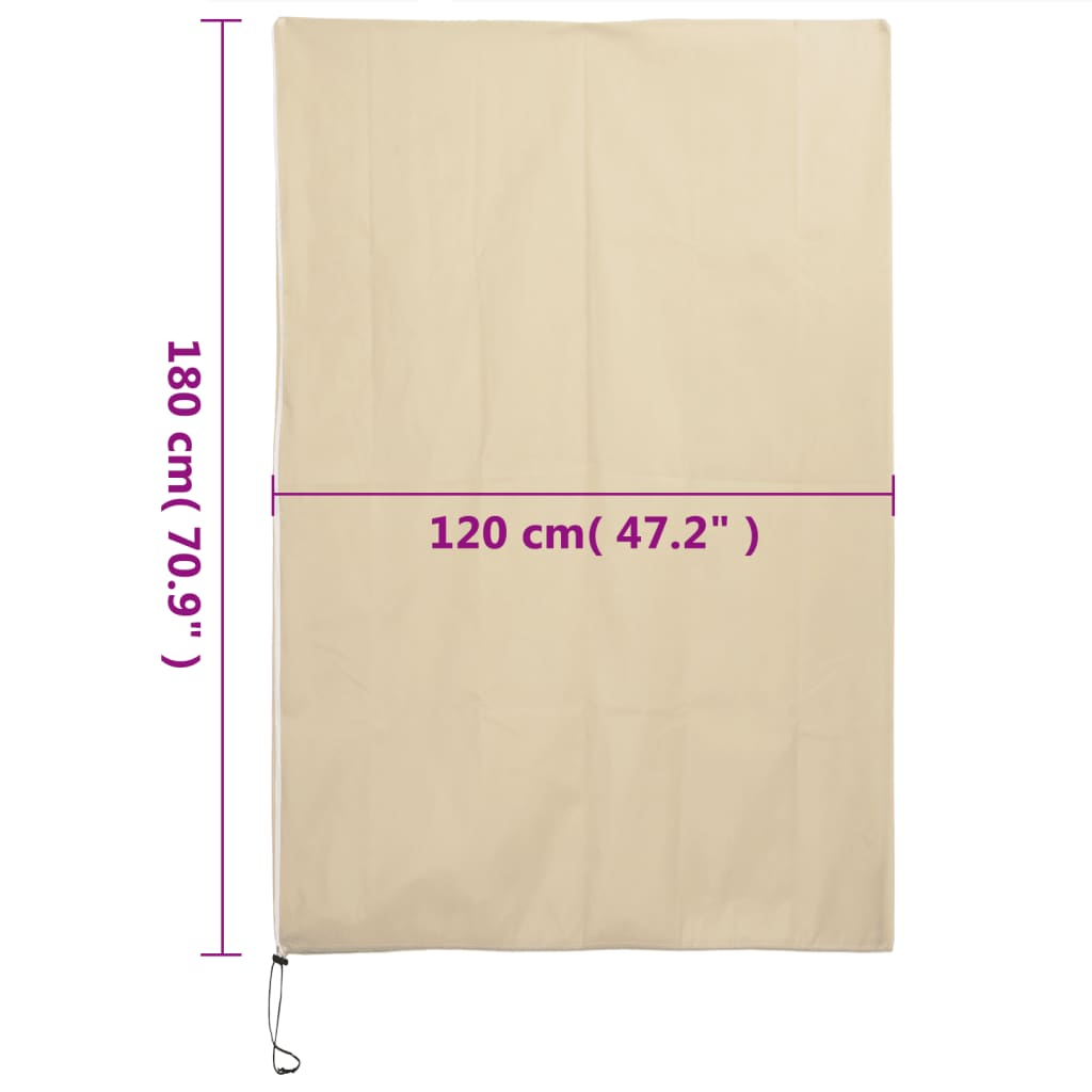 Plant Fleece Covers with Zip 2 pcs 70 g/m² 1.2x1.8 m