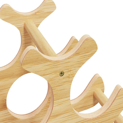 Wine Rack for 6 Bottles 35x18x25.5 cm Bamboo
