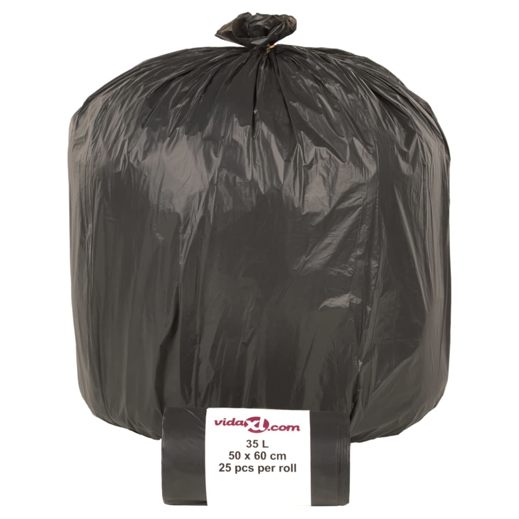Bin Bags 250 pcs Black 35 L