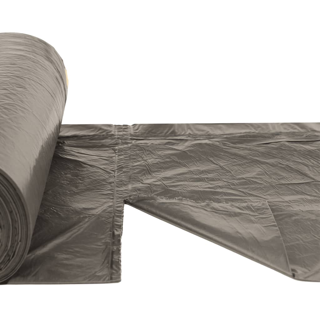 Bin Bags with Drawstrings 250 pcs Black 60 L