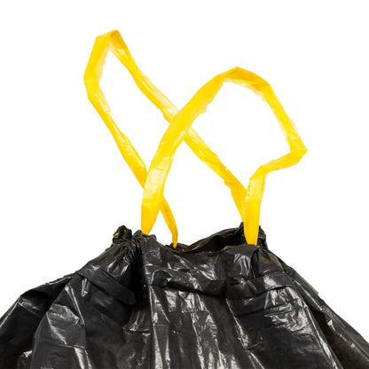 Bin Bags with Drawstrings 150 pcs Black 240 L