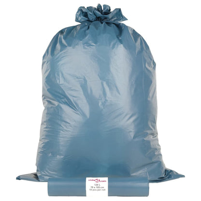Bin Bags 100 pcs Blue 120 L