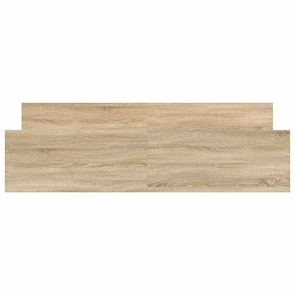 Bed Frame without Mattress Sonoma Oak 200x200 cm