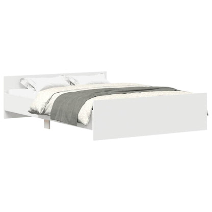 Bed Frame | White | Engineered wood, solid pine, plywood | 120x200 cm