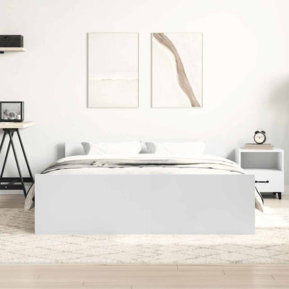 Bed Frame | White | Engineered wood, solid pine, plywood | 120x200 cm