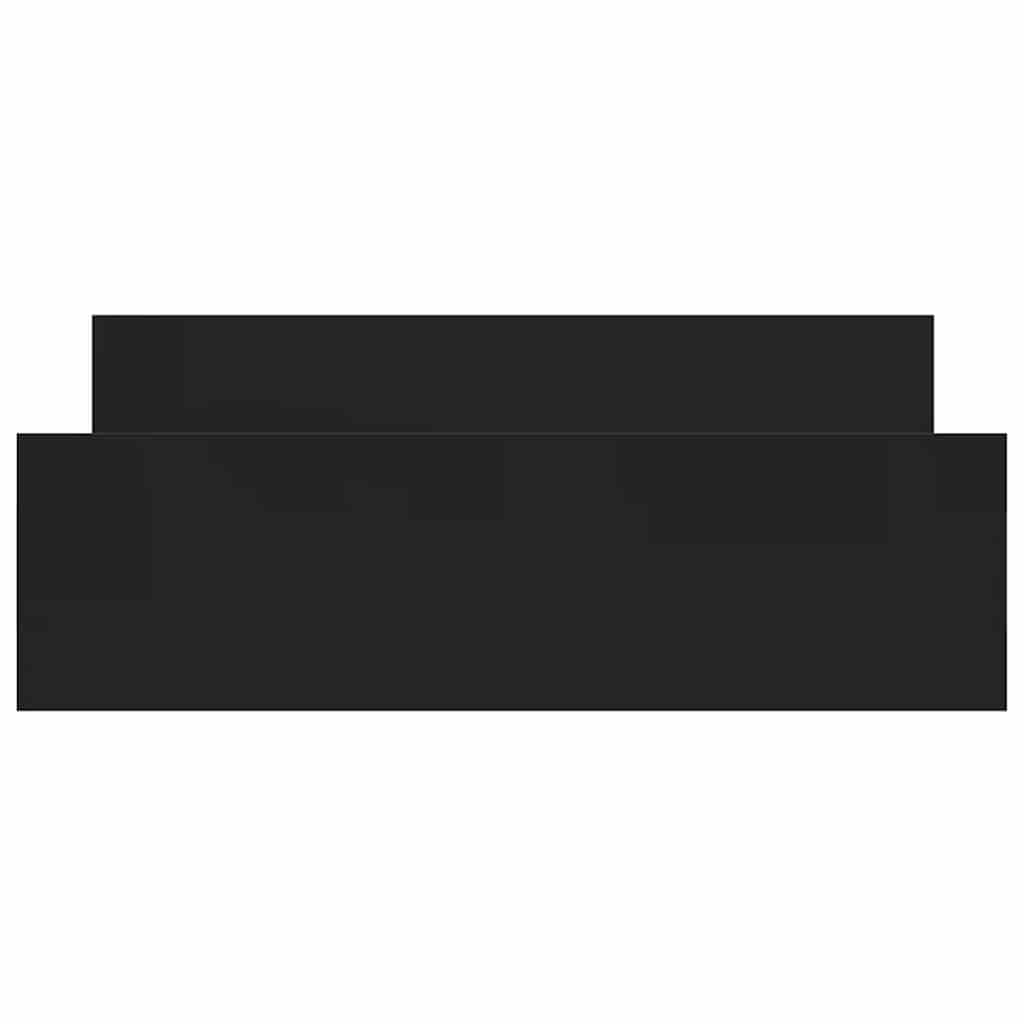 Bed Frame | Black | Engineered wood, solid pine, plywood | Double | Tough