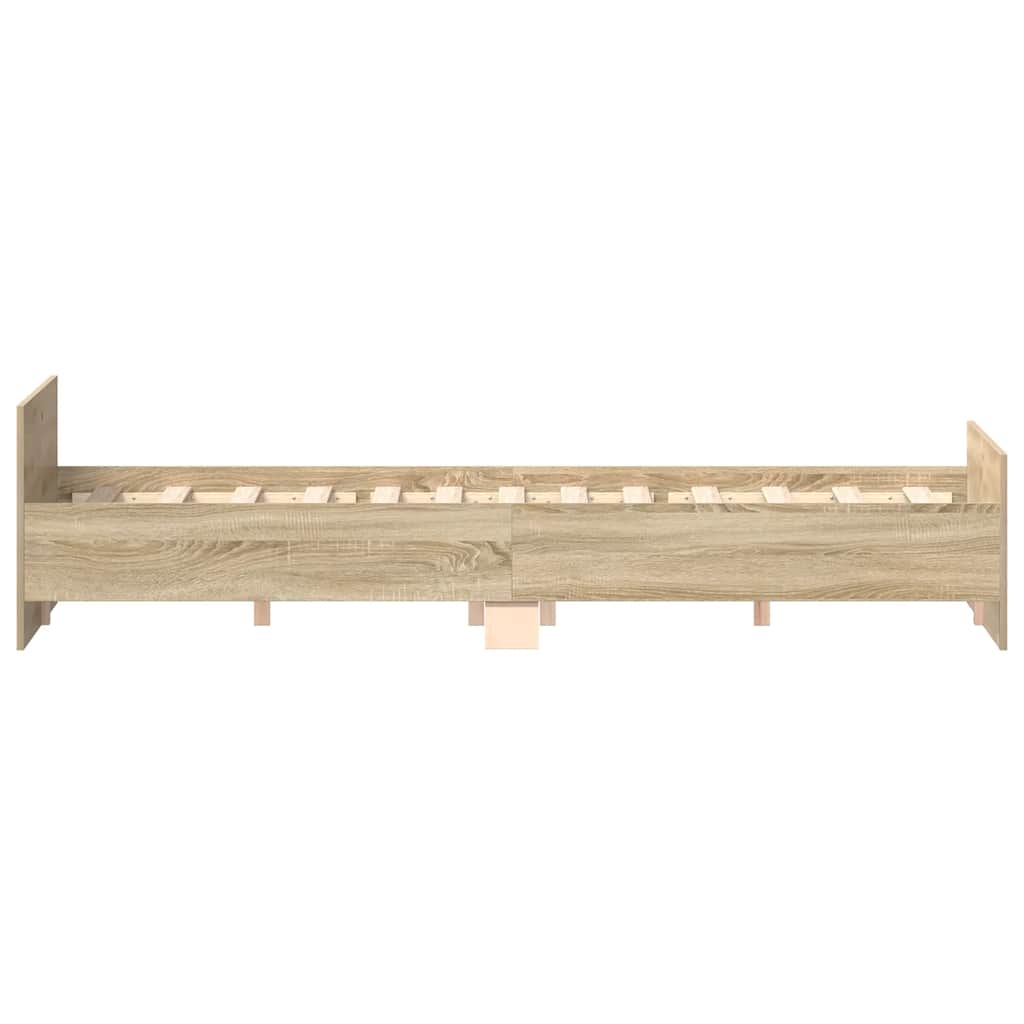 Bed Frame | Sonoma Oak | Engineered wood | 120x200 cm |  Durable