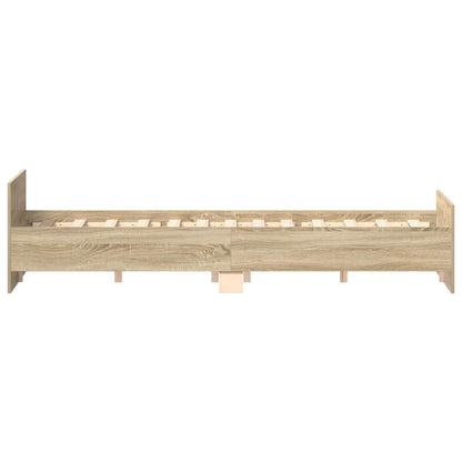 Bed Frame | Sonoma Oak | Engineered wood | 120x200 cm |  Durable