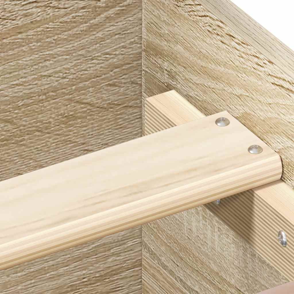 Bed Frame | Sonoma Oak | Engineered wood | 120x200 cm |  Durable