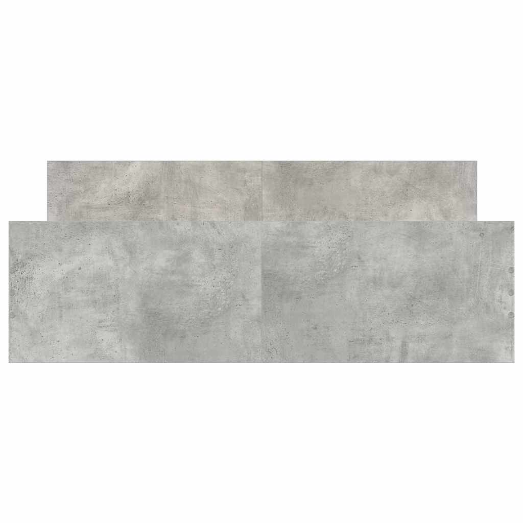 Bed Frame | Concrete Grey | Engineered wood, solid pine, plywood