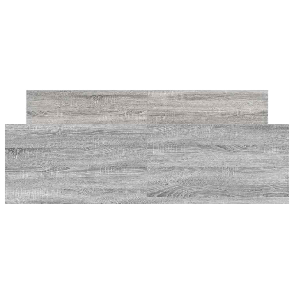 Bed Frame | Grey Sonoma | Engineered wood | 120x200 cm | Bed Frame