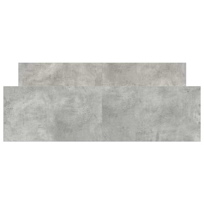 Bed Frame without Mattress Concrete Grey 140x200 cm