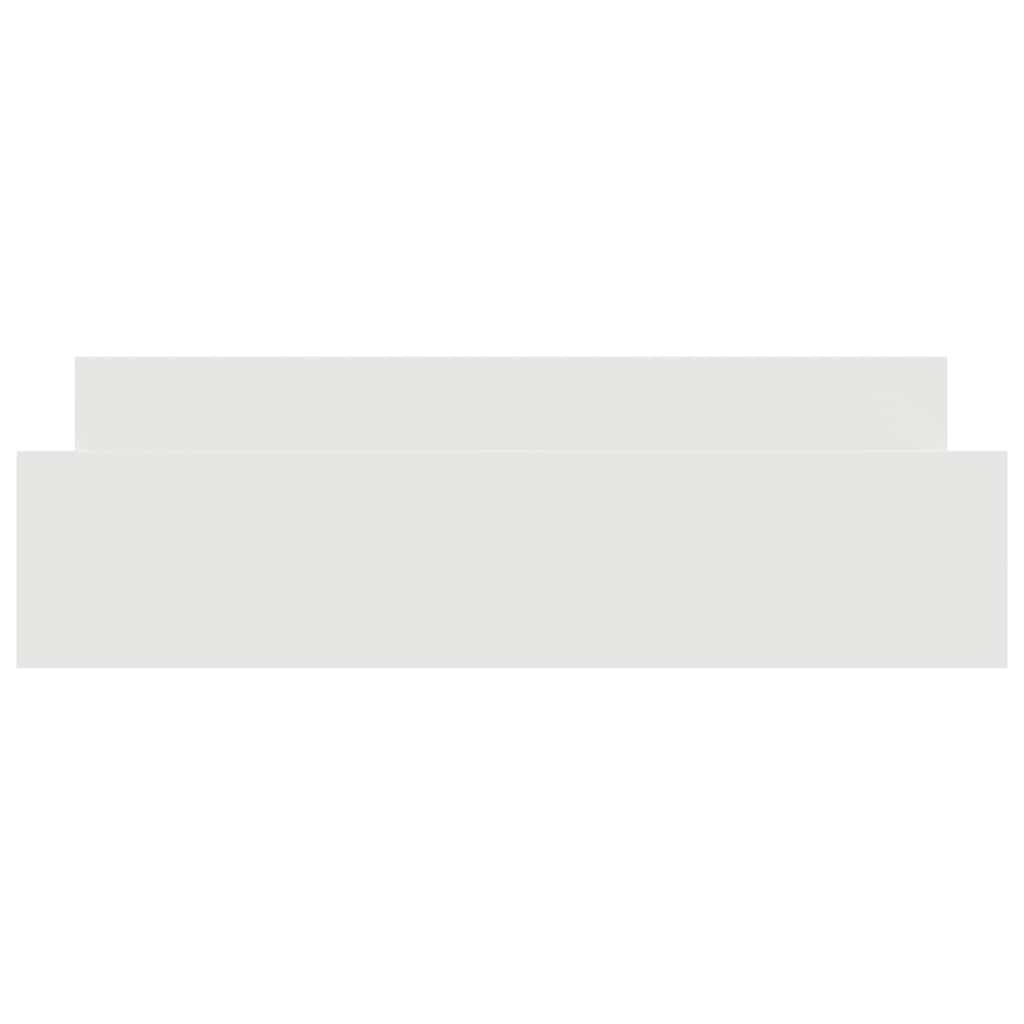 Bed Frame without Mattress White 180x200 cm Super King