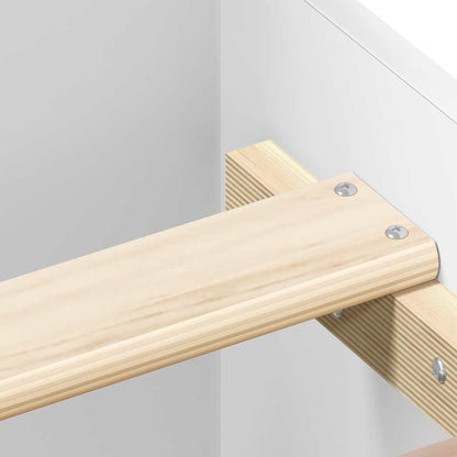 Bed Frame without Mattress White 180x200 cm Super King