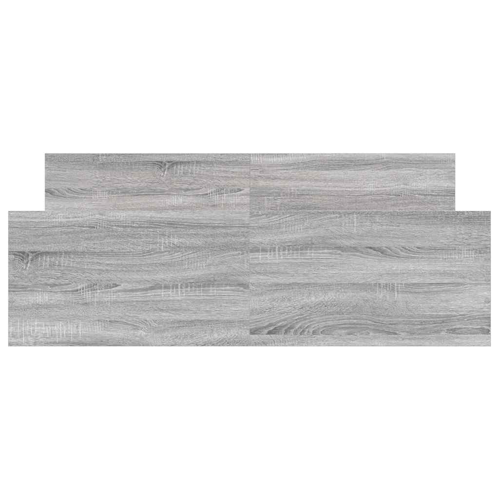 Bed Frame without Mattress Grey Sonoma 120x190 cm Small Double