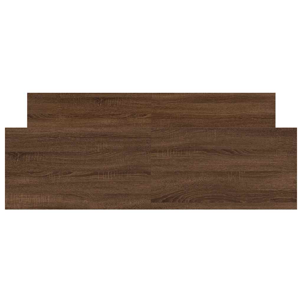 Bed Frame without Mattress Brown Oak 120x190 cm Small Double