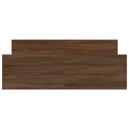 Bed Frame without Mattress Brown Oak 120x190 cm Small Double