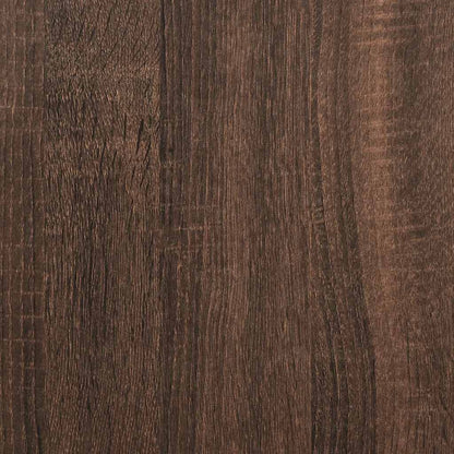 Bed Frame | Brown Oak | Engineered wood | Fits 140x190 cm Mattress