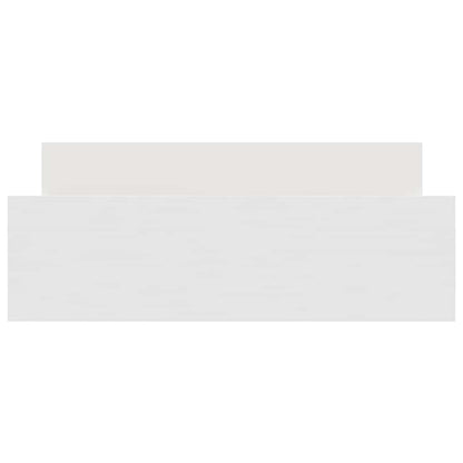 Bed Frame without Mattress White 135x190 cm Double