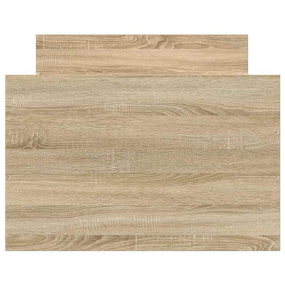 Bed Frame without Mattress Sonoma Oak 75x190 cm Small Single