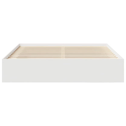 Bed Frame without Mattress White 180x200 cm Super King Super King Size