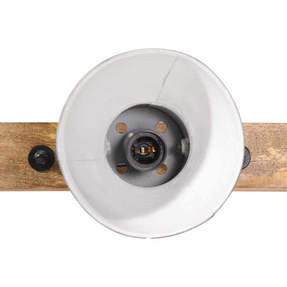 Wall Lamp 25 W Distressed Blue 65x25 cm E27