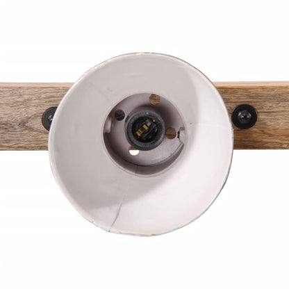 Wall Lamp 25 W Distressed Red 65x25 cm E27