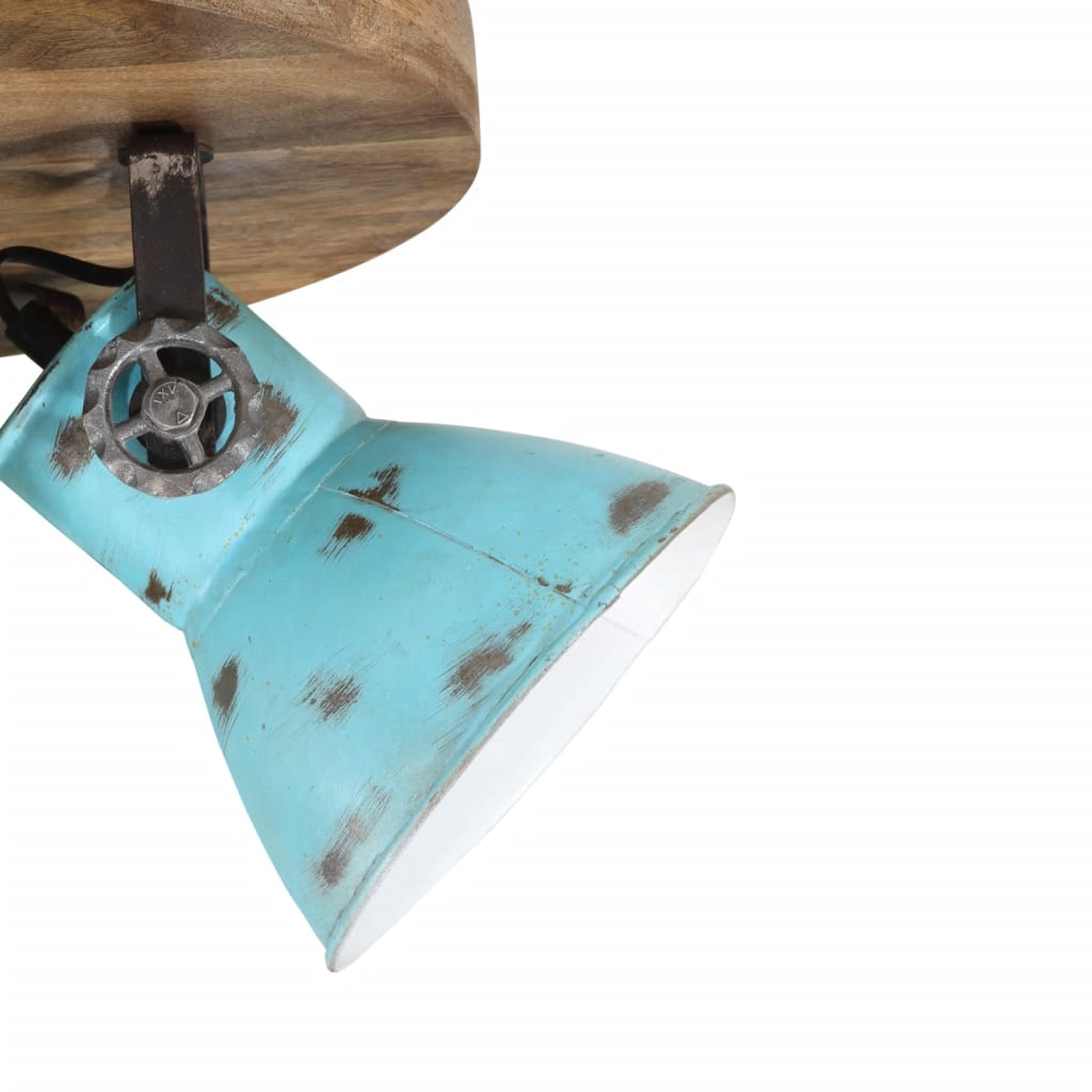 Ceiling Lamp 25 W Distressed Blue 50x50x25 cm E27