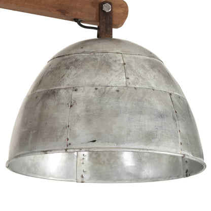 Ceiling Lamp 25 W Vintage Silver 105x30x65-108cm E27