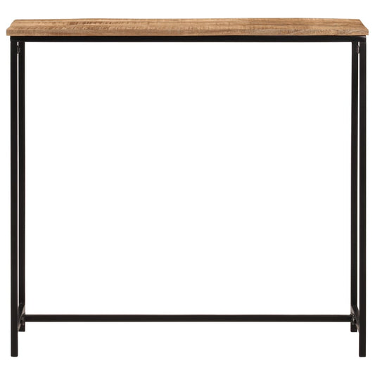Console Table 80x30x74 cm Solid Wood Mango and Iron