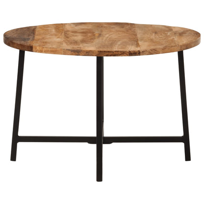 Coffee Table 54x54x35 cm Solid Wood Mango and Iron