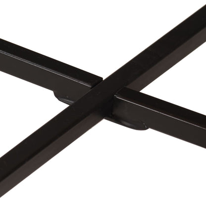 Coffee Table 54x54x35 cm Solid Wood Mango and Iron