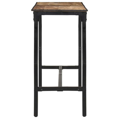 Bar Table 150x55x107 cm Solid Rough Wood Mango