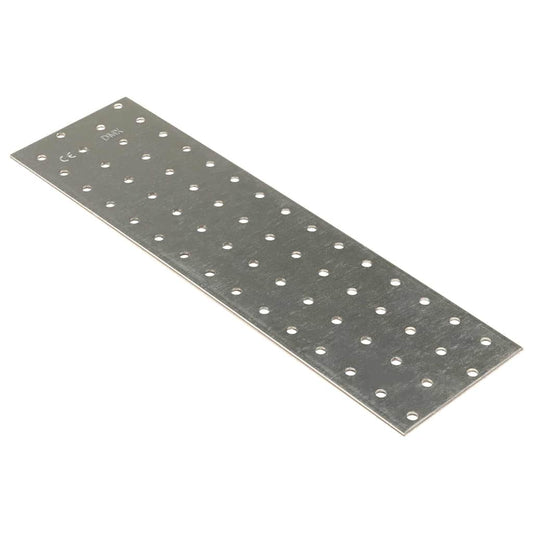 Perforated Plates 20 pcs 2 mm 300x80 mm Galvanised Steel