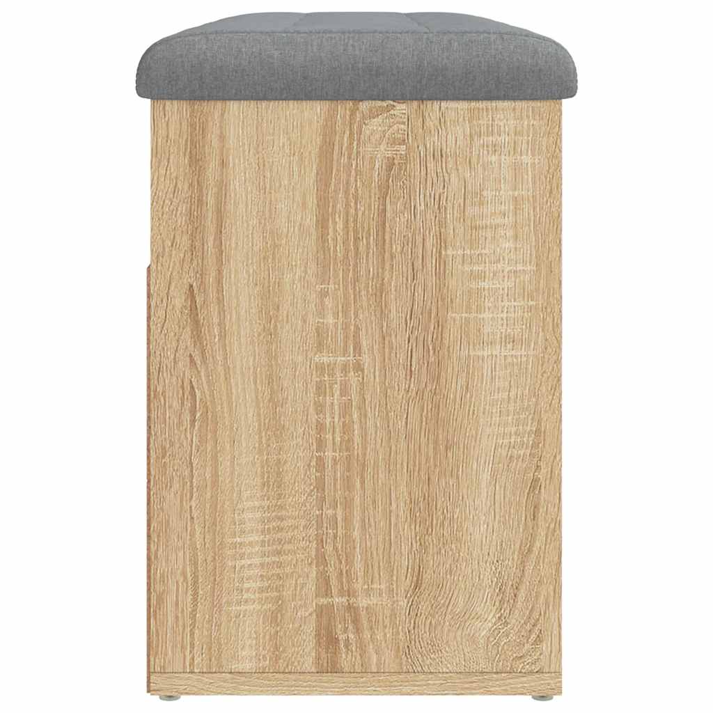 Shoe Bench Sonoma Oak 82x32x45.5 cm Engineered Wood