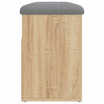 Shoe Bench Sonoma Oak 82x32x45.5 cm Engineered Wood