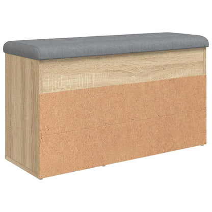 Shoe Bench Sonoma Oak 82x32x45.5 cm Engineered Wood