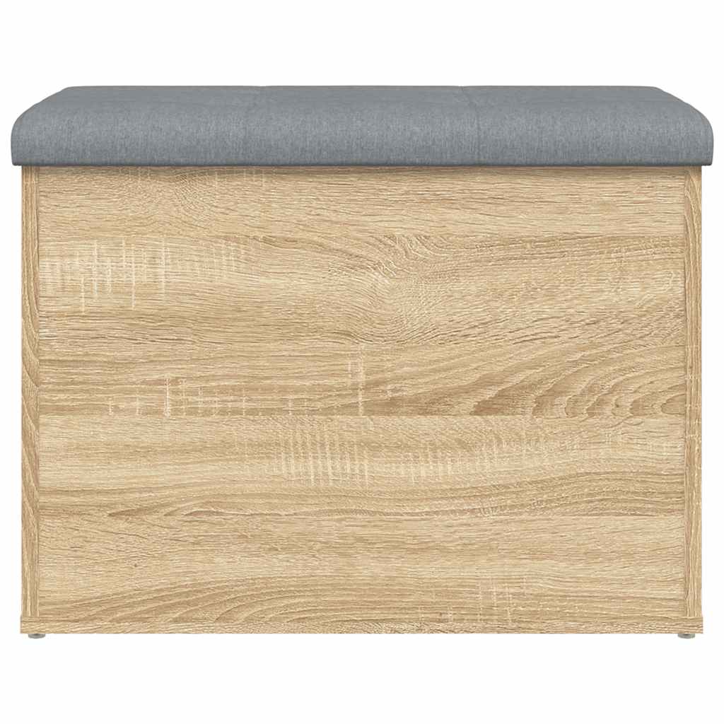 Storage Bench Sonoma Oak 62x42x45 cm Engineered Wood