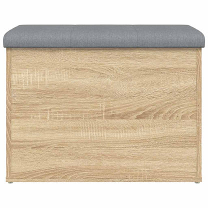 Storage Bench Sonoma Oak 62x42x45 cm Engineered Wood