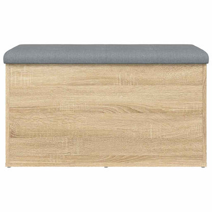 Storage Bench Sonoma Oak 82x42x45 cm Engineered Wood